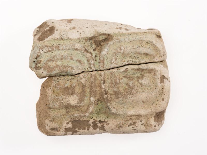 Two faience fragments