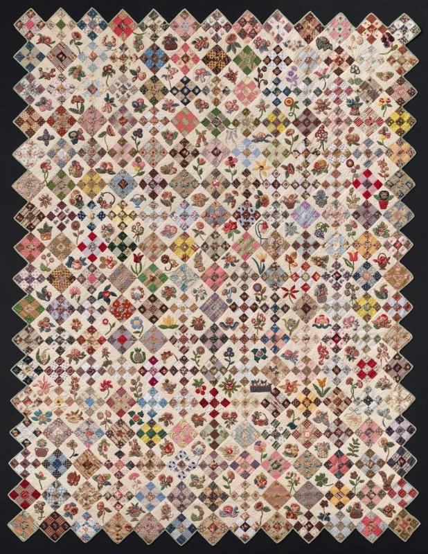 Quilt: Large Calico Garden