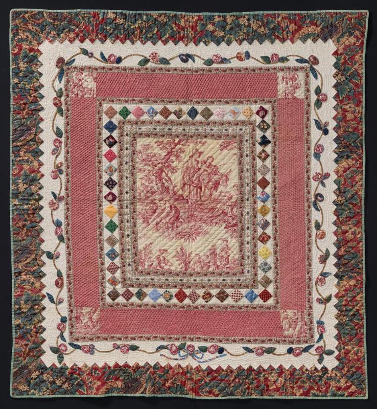 Quilt: Old Toile and Chintz