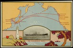 M.B.K. TRANS-PACIFIC LINE  M.S. HAKUBASAN MARU
