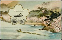 NIPPON YUSEN KAISHA. [Water and cherry blossoms]
