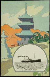 N.Y.K.  S.S. "ATSUTA MARU."
