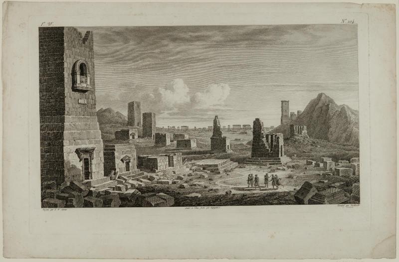 Plate from Voyage pittoresque de la Syrie, de la Phoenicie, de la Palaestine et de la Basse Aegypte: ouvrage divisé en trois volumes contenant environ trois cent trente planches