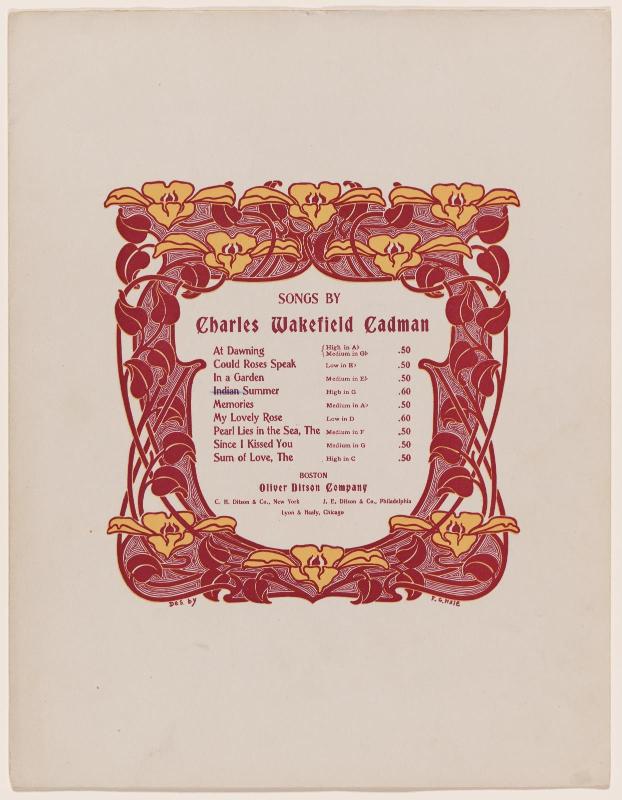 Songs by Charles Wakefield Cadman