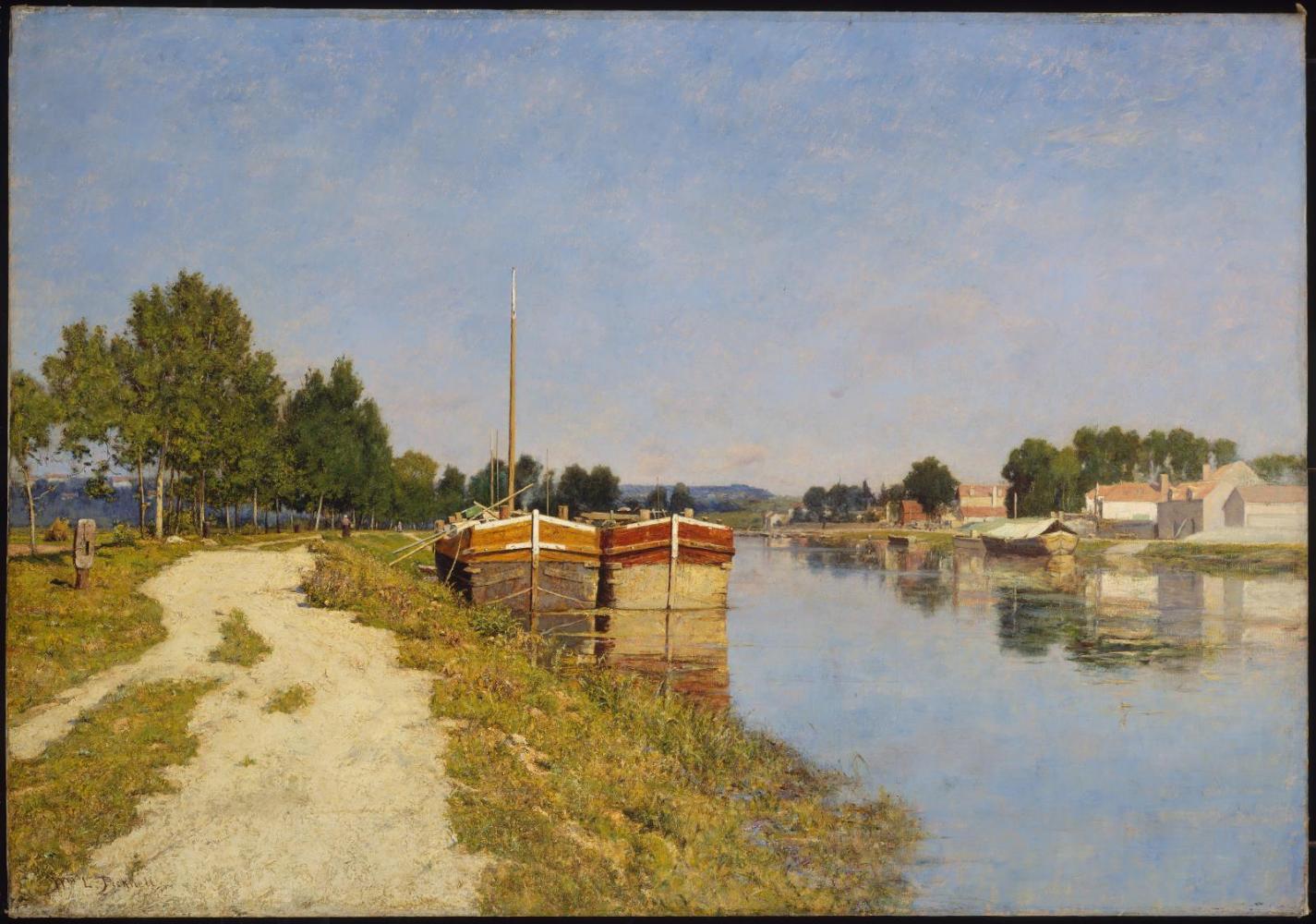 Morning on the Loing at Moret