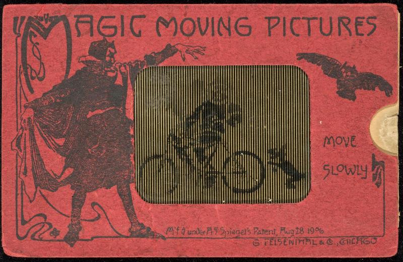 MAGIC MOVING PICTURES [Dog chasing a bicycle]
