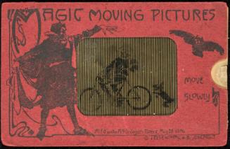 MAGIC MOVING PICTURES [Dog chasing a bicycle]
