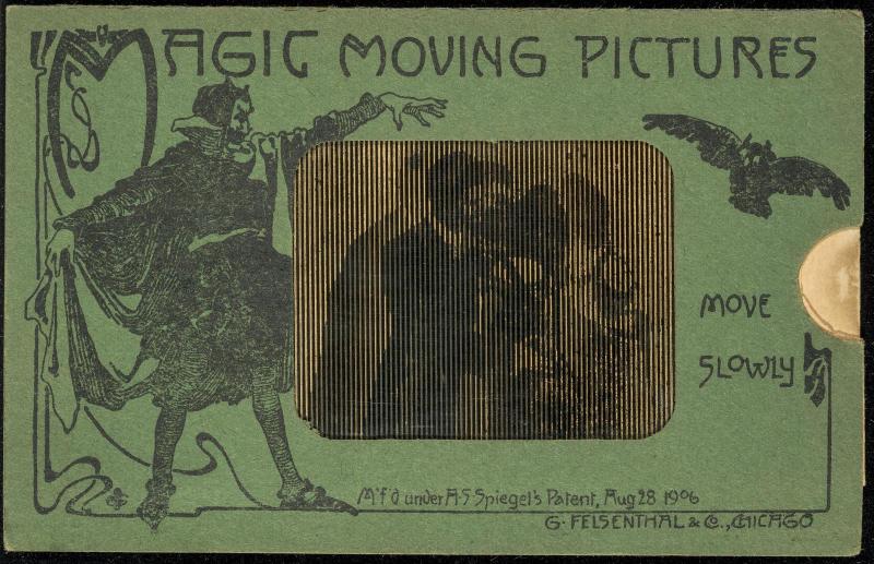 MAGIC MOVING PICTURES [Man and woman kissing]
