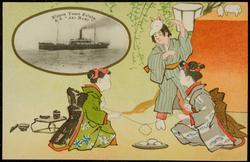Nippon Yusen Kaisha  S.S. "AKI MARU."
