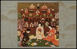 The Doll Festival, or "Hinamatsuri," in honour of girls is held in March all over the Japanese Empire.
