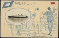 GOOD BYE GOOD LUCK 
N.Y.K. LINE "TATSUTA MARU."
