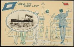 GOOD BYE GOOD LUCK 
Nippon Yusen Kaisha Line  S.S. "SUWA MARU."
