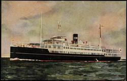 O.S.K. LINE M.S. "KURENAI MARU" 1,600 Tons Gross

