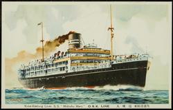 Kobe-Keelung Liner, S.S. "Midzuho Maru" O.S.K. LINE

