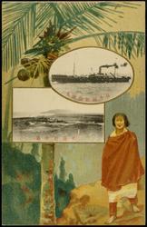 Osaka Shosen Kaisha postcard.

