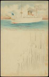 Toyo Kisen Kaisha (Oriental S.S. Co.) S.S. Nippon Maru. S. S. America Maru. S. S. Hongkong Maru. Twin Screw Steamships - 6,000 Tons - 7,500 Horse Power - Speed 17 Knots.

