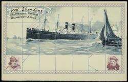Red Star Line  Antwerpen-New York - Antwerpen-Boston
