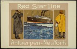 Red Star Line  Antwerpen - New York.
