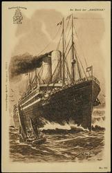 An Bord der "AMERIKA"
