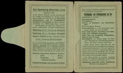 Von der Hamburg-Amerika Linie gewidmet zur Erinnerung an die Reise mit dem Dampfer "Oceana"
