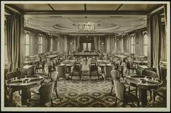 NORDDEUTSCHER LLOYD, BREMEN Turbinen-Schnelldampfer "EUROPA" 
Sonnendeckrestaurant