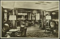NORDDEUTSCHER LLOYD, BREMEN Turbinen-Schnelldampfer "EUROPA" 
Rauchzimmer I. Klasse
