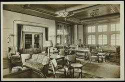 NORDDEUTSCHER LLOYD, BREMEN Turbinen-Schnelldampfer "EUROPA" 
Bibliothek I. Klasse