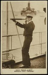 H.R.H. PRINCE ALBERT. Midshipman, H.M.S. "Collingwood."

