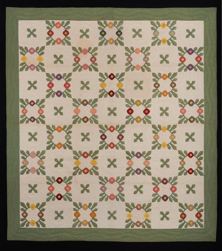 Quilt: Hollyhock