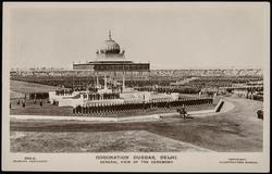 CORONATION DURBAR, DELHI. GENERAL VIEW OF THE CEREMONY.


