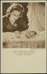 H.R.H. PRINCESS ELIZABETH WITH HER INFANT SON PRINCE CHARLES
