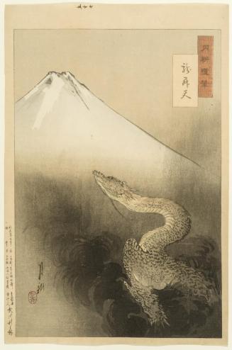 Dragon Ascending to the Heavens (Ryû shôten), from the series Gekkô's Miscellany (Gekkô zuihitsu)