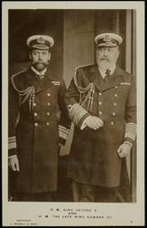 H.M. KING GEORGE V. AND H.M. THE LATE KING EDWARD VII.