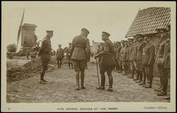 KING GEORGE ARRIVES AT THE FRONT.