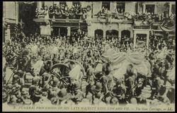 FUNERAL PROCESSION OF HIS LATE MAJESTY KING EDWARD VII. - The Gun Carriage. - LL.

