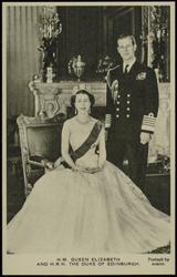 H.M. QUEEN ELIZABETH AND H.R.H. THE DUKE OF EDINBURGH.