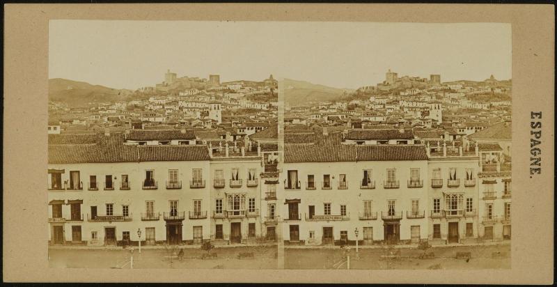 L'Alhambra vue de l'hotel de Minerve à Grenade