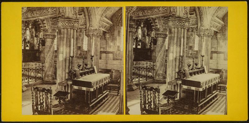Interior of Roslyn Chapel