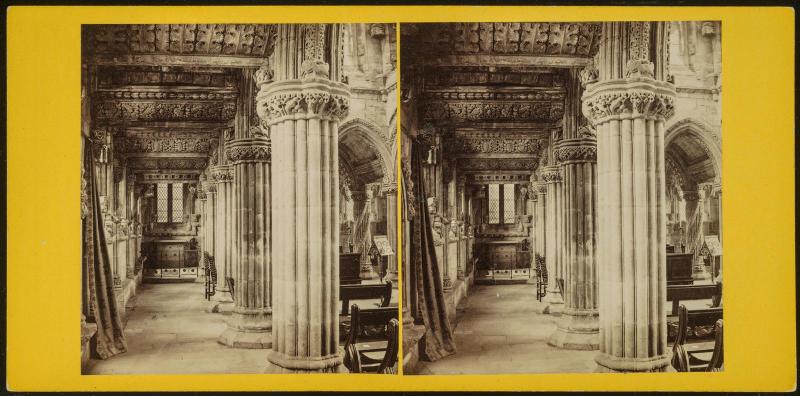 Interior of Roslyn Chapel - North Aisle