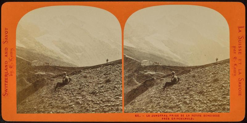 La Jungfrau, Prise de la Petite Scheidegg près Grindelwald