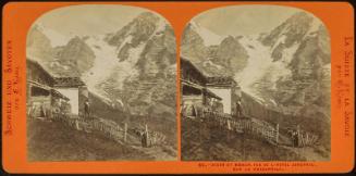 Eiger et Moench, vue de l'Hotel Jungfrau, sur la Wengernalp