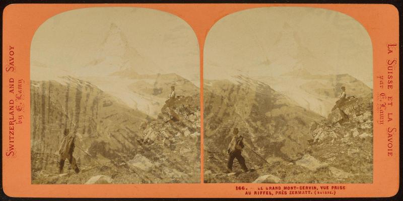 Le Grand Mont-Cervin, Vue Prise au Riffel, Près Zermatt (Suisse)
