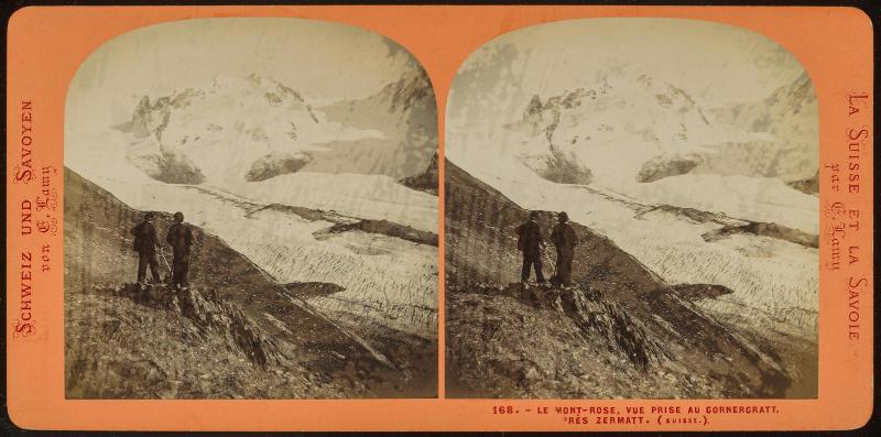 Le Mont-Rose, Vue Prise au Gornergratt, Près Zermatt (Suisse)