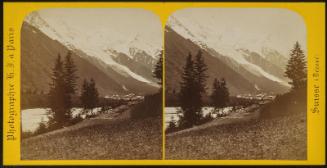 Chamounix et le Mont-Blanc, Vus du Chemin de la Flégère