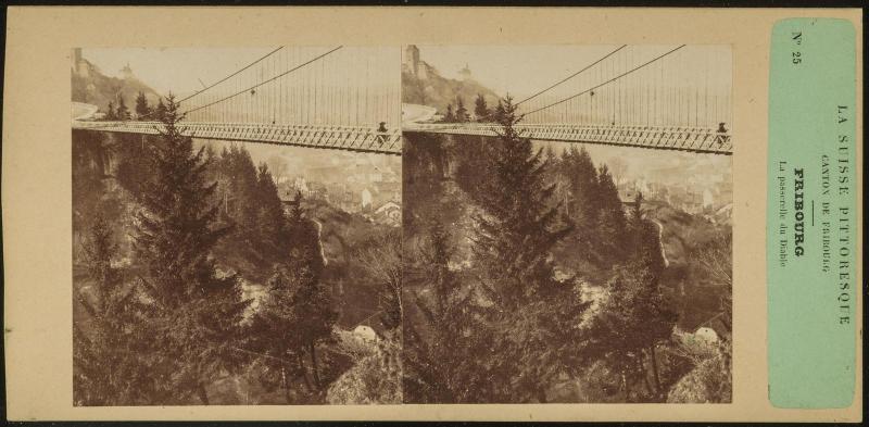 Fribourg. La Passerelle du Diable