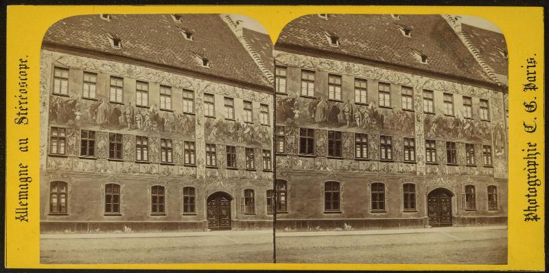 Augsbourg (Bavière). Peinture Murale à la Maison des Fugger