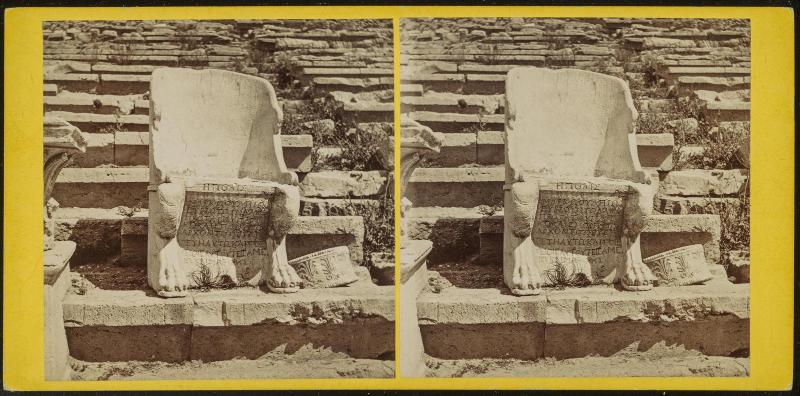 Athens - Theatre of Bacchus, State Chair
