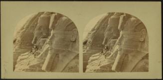 Egypt: Facade of the Great Rock Temple of Abou Simbel, in Nubia