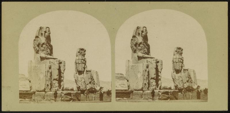 Egypt: The Colosii of the Plain, the Celebrated Statues of Memnon at Thebes