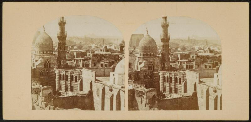 Egypt (Cairo): The Mosques of Mardani and Sultan Hassan.  City Walls, and General View looking S. W.